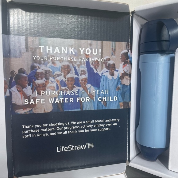 LifeStraw Peak Series Solo Water Filter New Box Camping Hiking Life Straw NIB - Picture 3 of 12